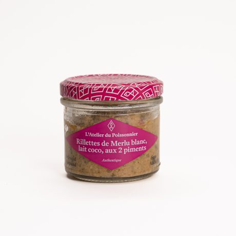 Rillettes de Merlu Blanc, lait coco, aux 2 piments
