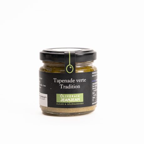 Tapenade verte tradition - Oliveraie Jeanjean. - 85g