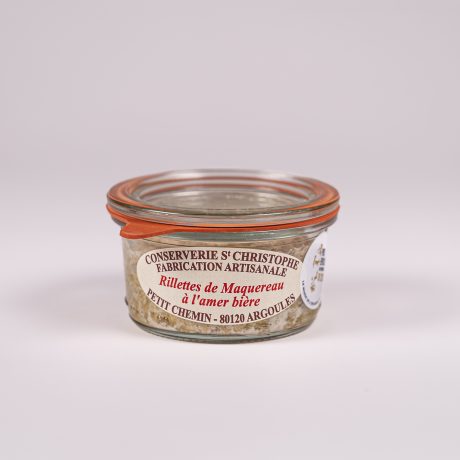 Rillettes de maquereaux à l'amer bière - Conserverie Saint Christophe